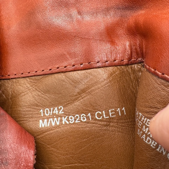 Kork-Ease Women’s Ryanne Cognac Leather Heeled Boots -Size 10 - Picture 11 of 13